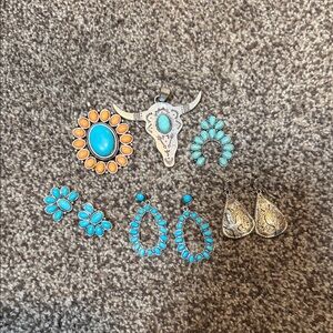 Western Pendants and Earrings